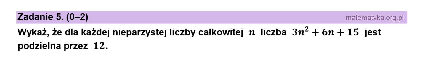 Matura podstawowa sierpień 2026 – zadanie 5