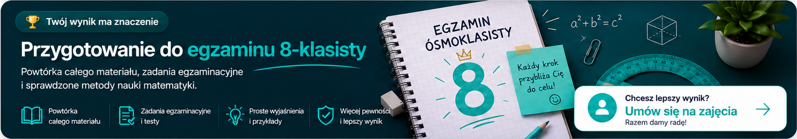 Przygotowanie do egzaminu ósmoklasisty